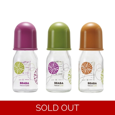 Beaba Gipsy Trend 110ml Glass Feeding Bottle